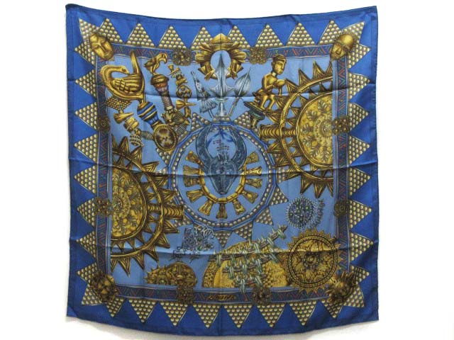 未使用品 エルメス HERMES スカーフ カレ 90 L 