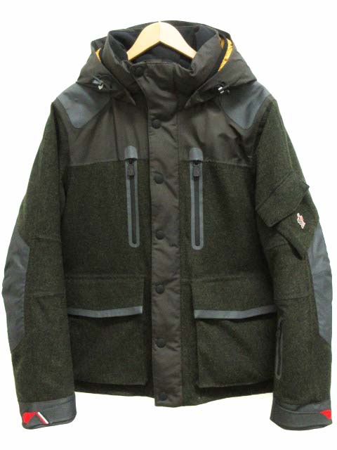 モンクレール MONCLER GRENOBLE ダウンジャケット ウール ナイロン 