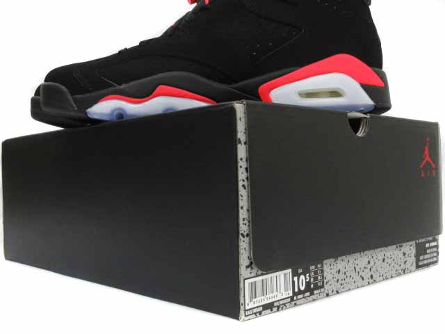 未使用品 ナイキ NIKE AIR JORDAN 6 BLACK INFRARED エア ジョーダン 6 