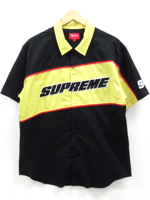 シュプリーム SUPREME Color blocked work shirt カラー ブロック 