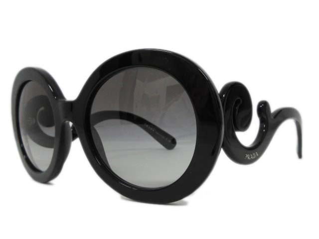 プラダ PRADA サングラス ミニマルバロック SPR27N 1AB-3M1 黒 