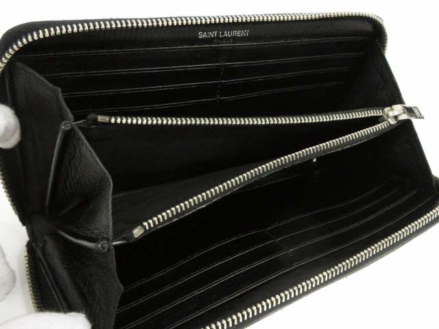 SAINT LAURENT サンローラン 長財布 レオパード サンローラン パリ