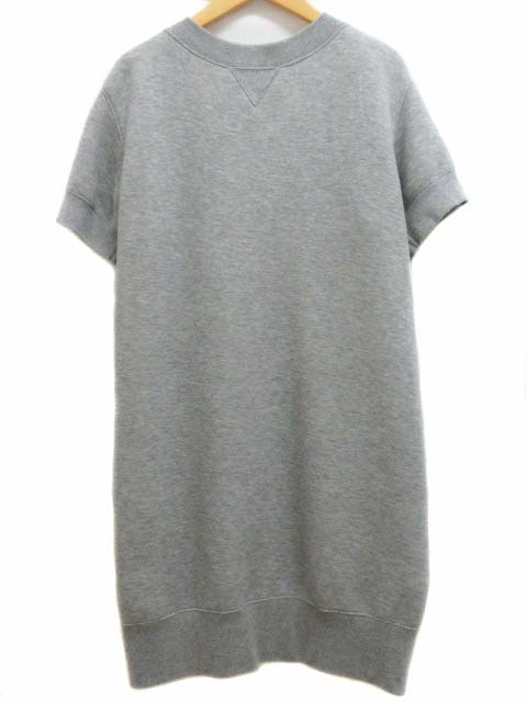 サカイ sacai ワンピース スウェット レースアップ 膝丈 半袖 17-03165 