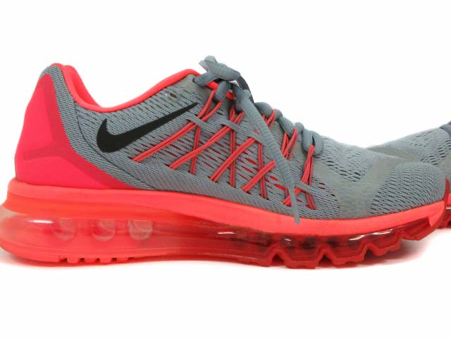 【24cm】Nike スニーカー グレー/オレンジ NIKE - NIKE ナイキ スニーカー 24.5cm グレー 【古着】【中古
