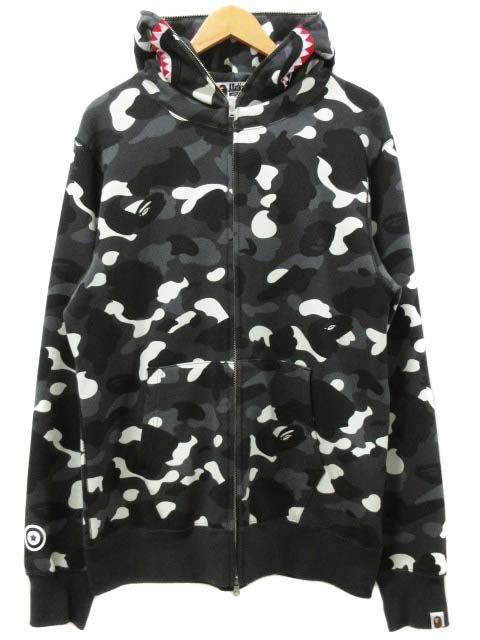 アベイシングエイプ A BATHING APE スウェット パーカー カモフラ 