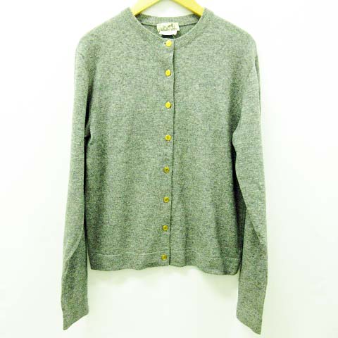 HERMES(エルメス) コート サイズ38 M レディース - グレー 長袖  