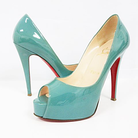 クリスチャンルブタン Christian louboutin オープントゥパンプス 
