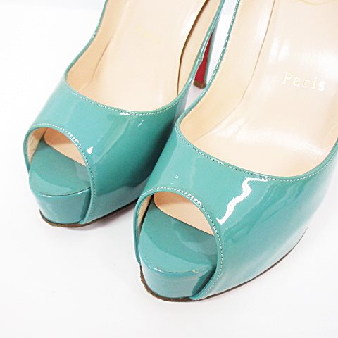 クリスチャンルブタン Christian louboutin オープントゥパンプス 
