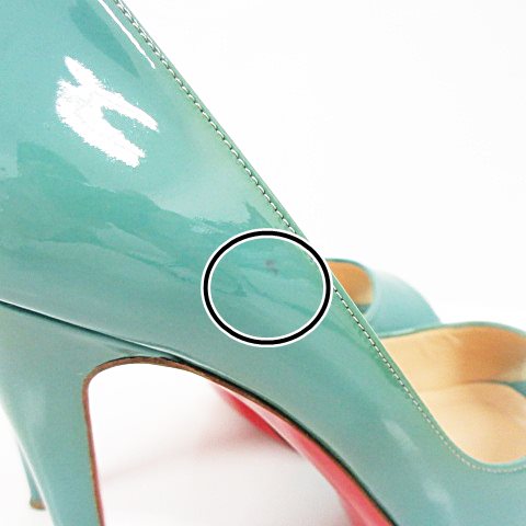 クリスチャンルブタン Christian louboutin オープントゥパンプス 