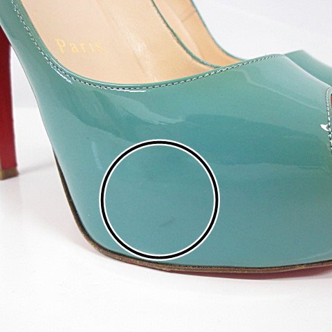 クリスチャンルブタン Christian louboutin オープントゥパンプス 