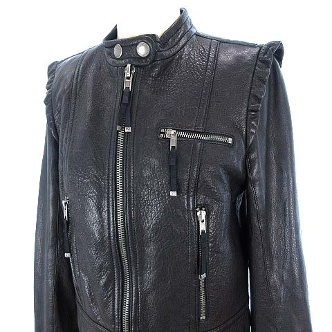 ジューシークチュール JUICY COUTURE シングルライダース レザー 