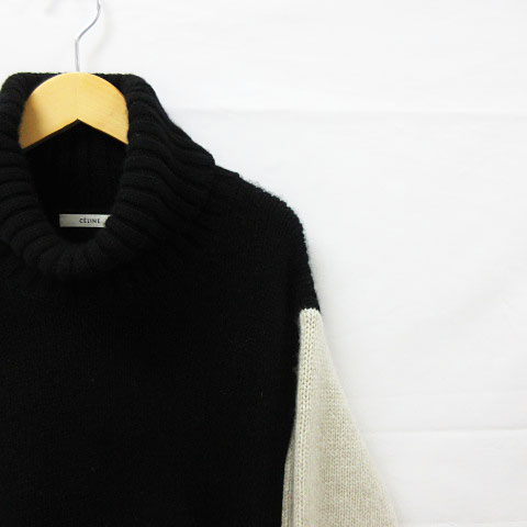 セリーヌ CELINE DEPOSE チャンキーニット カシミヤ100％ オーバー  