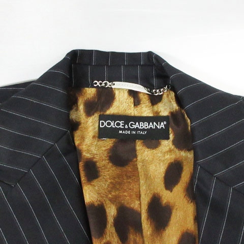 ドルチェ&ガッバーナ ドルガバ DOLCE&GABBANA 定番の裏地ヒョウ柄 