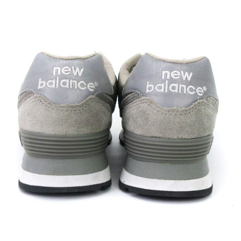 【ニューバランス 574 27cm】 New Balance M574GS グレー 灰 スエード USED メンズ スニーカー US9 ニューバランス NEW BALANCE M574GS スニーカー スエード グレー 27.5