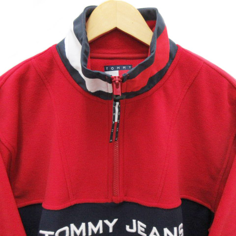 トミー TOMMY JEANS monkey time ジャケット ポーラーフリース ハーフ