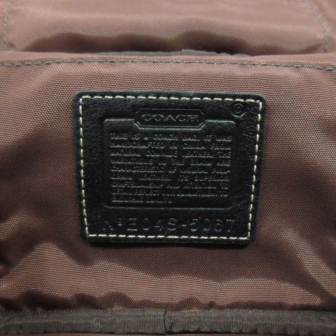 コーチ COACH バニティ ポーチ バッグ メイク レザー ブラック 黒 5067