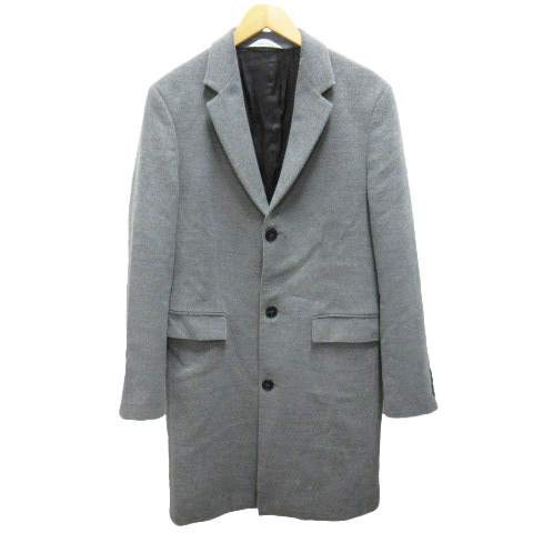 ザラマン Zara Man チェスターコート ジャケット シングル M グレー メンズ 0 ベクトルパーク