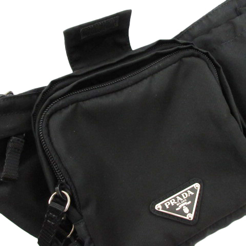 プラダ PRADA ウエストバッグ ボディーバッグ ナイロン ブラック 黒