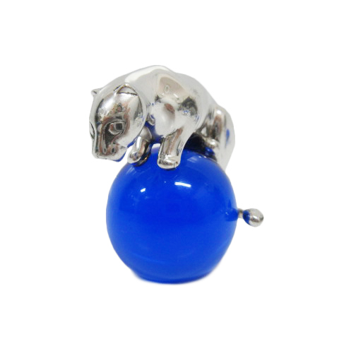 カルティエ Cartier ペーパーウェイト 文鎮 パンサー SV925 シルバー 