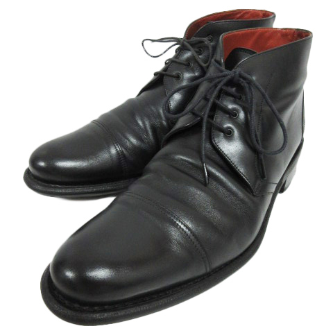 パラブーツ Paraboot Lorsen Actem チャッカブーツ ビジネスシューズ 革靴 ストレートチップ 8 1 2 ブラック 黒 メンズ 0 ベクトルパーク