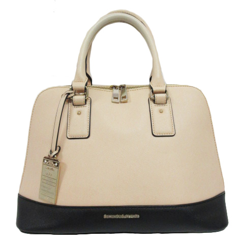 サマンサ シュエット Samantha Chouette ハンドバッグ ショルダーバッグ 2way バイカラー ベージュ 黒 ブラック レディース 0 ベクトルパーク