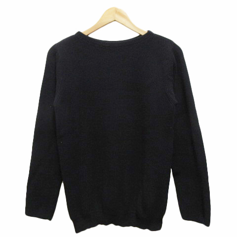 ジャーナルスタンダード レリューム Journal Standard Relume セーター ニット ハイゲージ 長袖 ボートネック コットン S 紺 ネイビー メンズ 0 ベクトルパーク