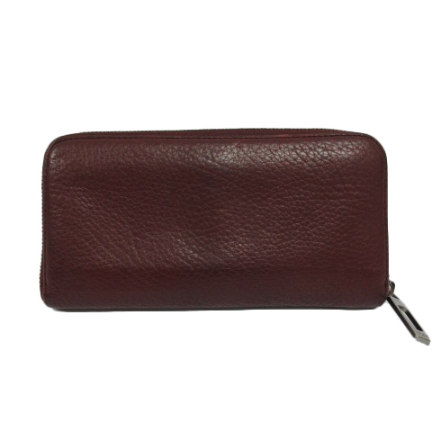 トッズ Tod S 長財布 ウォレット ラウンドファスナー ワンポイント ロゴ ワインレッド メンズ レディース 0 ベクトルパーク