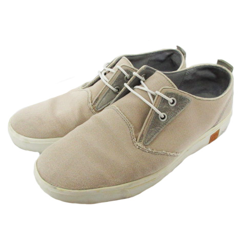 ティンバーランド Timberland デッキシューズ スニーカー ローカット 26 ベージュ メンズ 0 ベクトルパーク