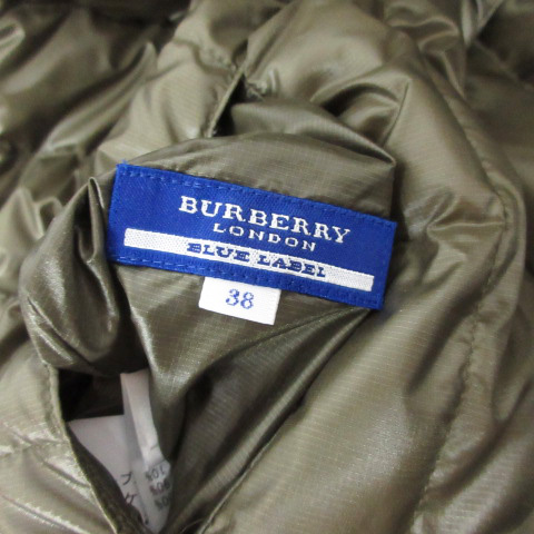 バーバリーブルーレーベル BURBERRY BLUE LABEL ダウンジャケット 中綿 