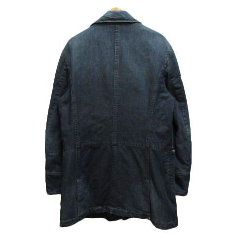 Armani Jeans コート アルマーニ ジーンズ ARMANI JEANS コート デニム シングル ダメージ