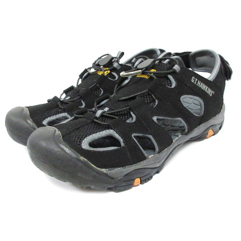 ホーキンス Hawkins サンダル ストラップ オープンバック 28 黒 ブラック メンズ 0 ベクトルパーク