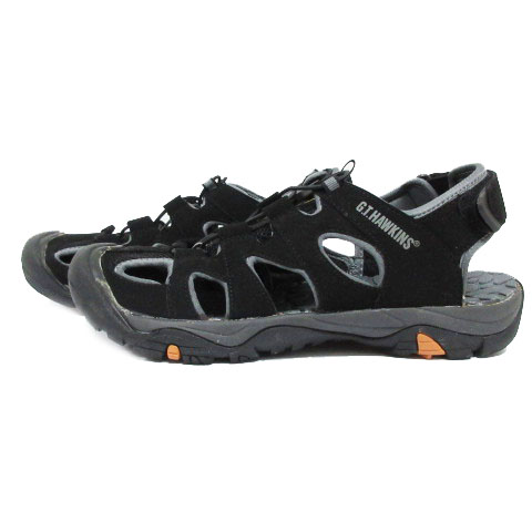 ホーキンス Hawkins サンダル ストラップ オープンバック 28 黒 ブラック メンズ 0 ベクトルパーク