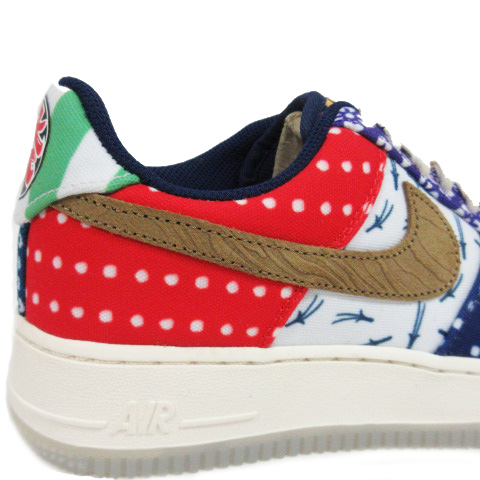 未使用品 ナイキ Nike Dm6229 Wmis Air Force1 07 Lv8 エアフォース1 祭 スニーカー レースアップ 和柄 総柄 25 マルチカラー レディース 0 ベクトルパーク
