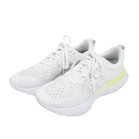 ナイキ Nike React Infinity Run Fk 2 Ct2423 100 スニーカー ランニングシューズ ロゴ 24 5cm 白 ホワイト 黄 イエロー レディース 0 ベクトルパーク