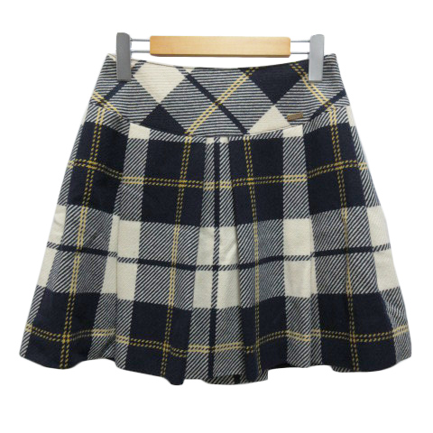 ✨定番✨ BURBERRYBLUE LABEL ミニスカート チェック プリーツ ブランド古着】バーバリーチェックプリーツスカート（スカート