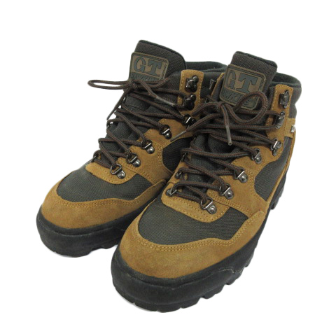 ホーキンス Hawkins トレッキングシューズ マウンテンブーツ Gore Tex ロゴ スエード 切替 7 茶 ブラウン グレー メンズ 0 ベクトルパーク