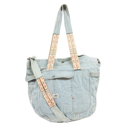 ダブルアールエル RRL トートバッグ ショルダーバッグ 2WAY ヒッコリー  