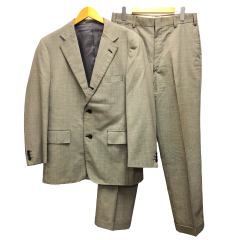 ジェイプレス J Press スーツ セットアップ ジャケット パンツ 千鳥柄 A6 アイボリー 黒 ブラック メンズ 0 ベクトルパーク