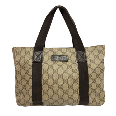 グッチ GUCCI PVC 141976 486628 トートバッグ GGスプリーム ロゴ 総柄 