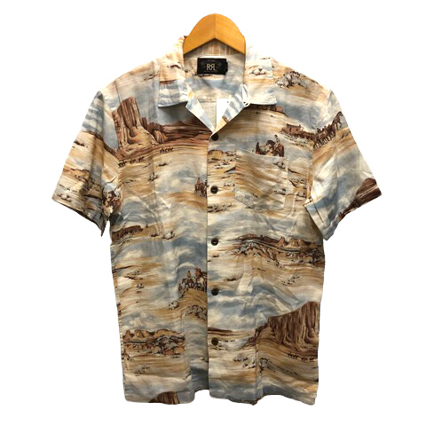 未使用品 ダブルアールエル RRL アロハシャツ カジュアルシャツ リネン  