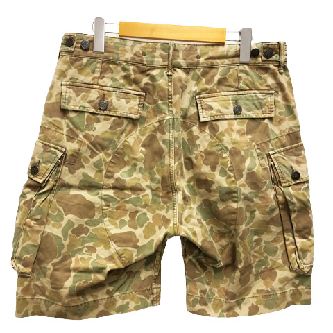 ダブルアールエル RRL カモフラ ショートパンツ ハーフパンツ カーゴ 