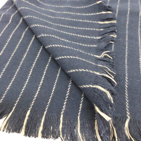 未使用品 ギャップ GAP マフラー ストール フリンジ ストライプ 
