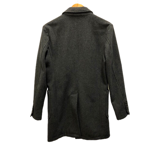 グローバルワーク Global Work チェスターコート ウール混 センターベント 無地 長袖 S チャコールグレー メンズ 0 ベクトルパーク