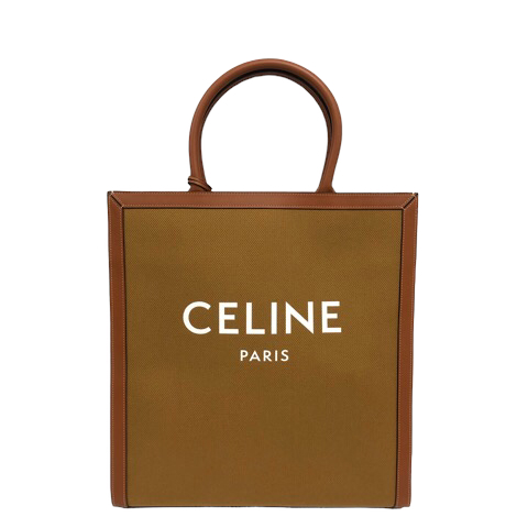 セリーヌ CELINE バーティカルカバ キャンバス&カーフスキン 28OT 