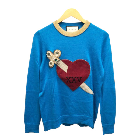 グッチ GUCCI ミケーレ期 472444 X5S94 ニット セーター 長袖 クルー  