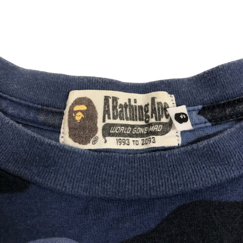 アベイシングエイプ A BATHING APE Tシャツ カットソー 半袖 クルー  
