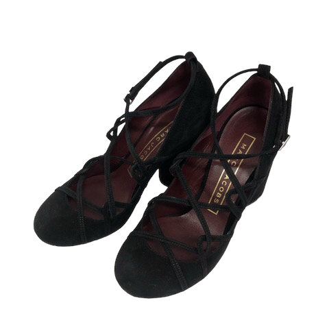 マークジェイコブス MARC JACOBS レースアップスエードパンプス 