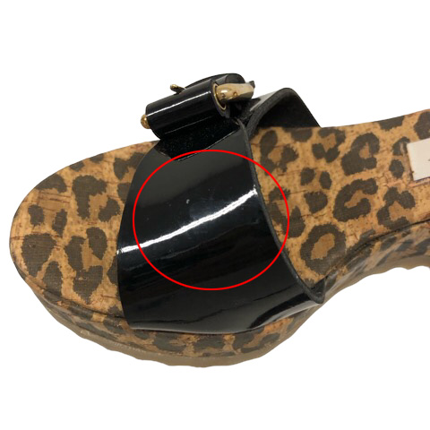ステラマッカートニー サンダル　ウェッジソール　ストラップ　ヒョウ柄 Stella McCartney - STELLA McCARTNEY / ステラマッカートニー