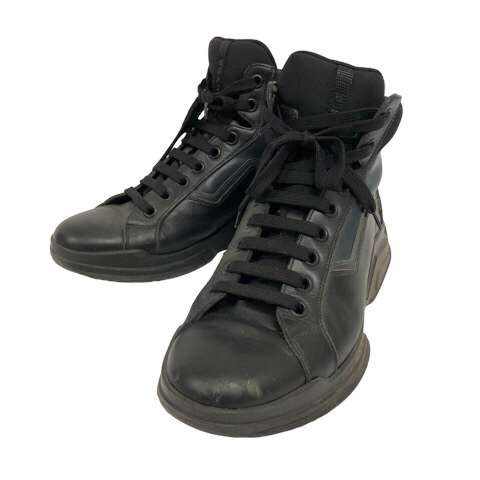 プラダスポーツ PRADA SPORT 4T2802 BSY Leather Sneaker 41 