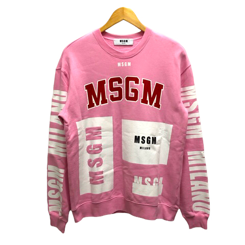 エムエスジーエム MSGM トレーナー スウェット クルーネック コットン 